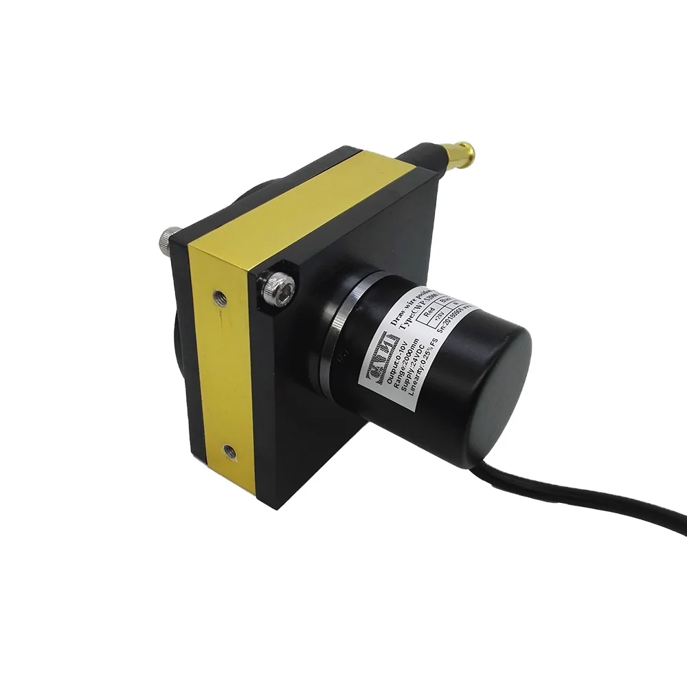 Precision 2000mm length distance measuring string potentiometer pull wire displacement sensor analog output type
Precision 2000mm length distance measuring string potentiometer pull wire displacement sensor analog output type