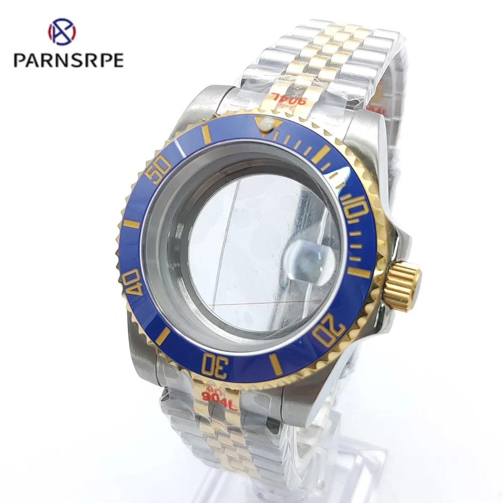 40mm Two Tone Rose Gold 5ATM Diving Watch NH35 Case For nh35/36 Movement 316L Stainless Steel Jubilee/Oyster Bracelet
40mm Two Tone Rose Gold 5ATM Diving Watch NH35 Case For nh35/36 Movement 316L Stainless Steel Jubilee/Oyster Bracelet