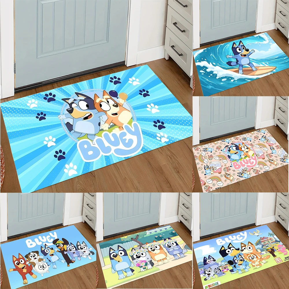 MINISO Disney-Bluey Welcome Doormat Non-Slip Machine Washable Carpet for Living Room Bedroom Bathroom Kitchen Laundry Rug 
MINISO Disney-Bluey Welcome Doormat Non-Slip Machine Washable Carpet for Living Room Bedroom Bathroom Kitchen Laundry Rug