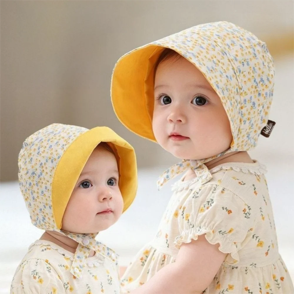 Cute Soft Floral Hat Double-sided Cotton Sun Hat Breathable Sun Protection Large Brim Court Hat
Cute Soft Floral Hat Double-sided Cotton Sun Hat Breathable Sun Protection Large Brim Court Hat