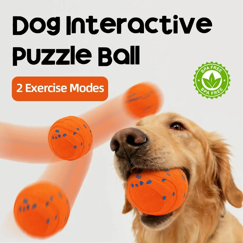 Smart Automatic Interactive Dog Ball Toy Pet Durable Chew for Puppy Dogs Teeth Cleaning Training Indoor Play Entertainment
Smart Automatic Interactive Dog Ball Toy Pet Durable Chew for Puppy Dogs Teeth Cleaning Training Indoor Play Entertainment