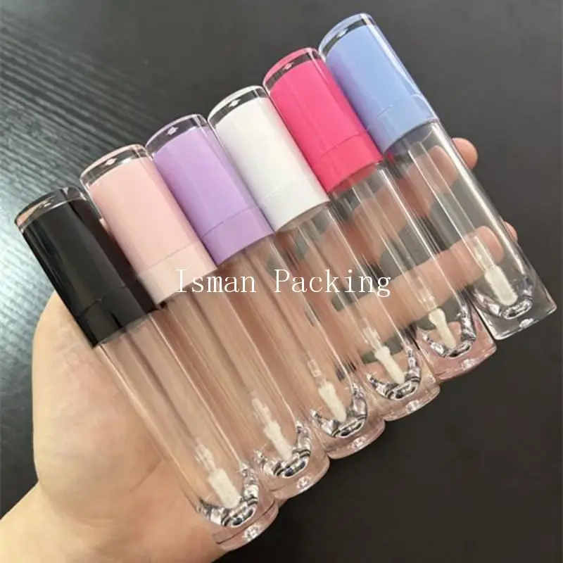 50pcs round luxury clear pink yellow black white blue purple lip gloss cosmetic packaging colorful lip gloss wand tubes 8ml
50pcs round luxury clear pink yellow black white blue purple lip gloss cosmetic packaging colorful lip gloss wand tubes 8ml
