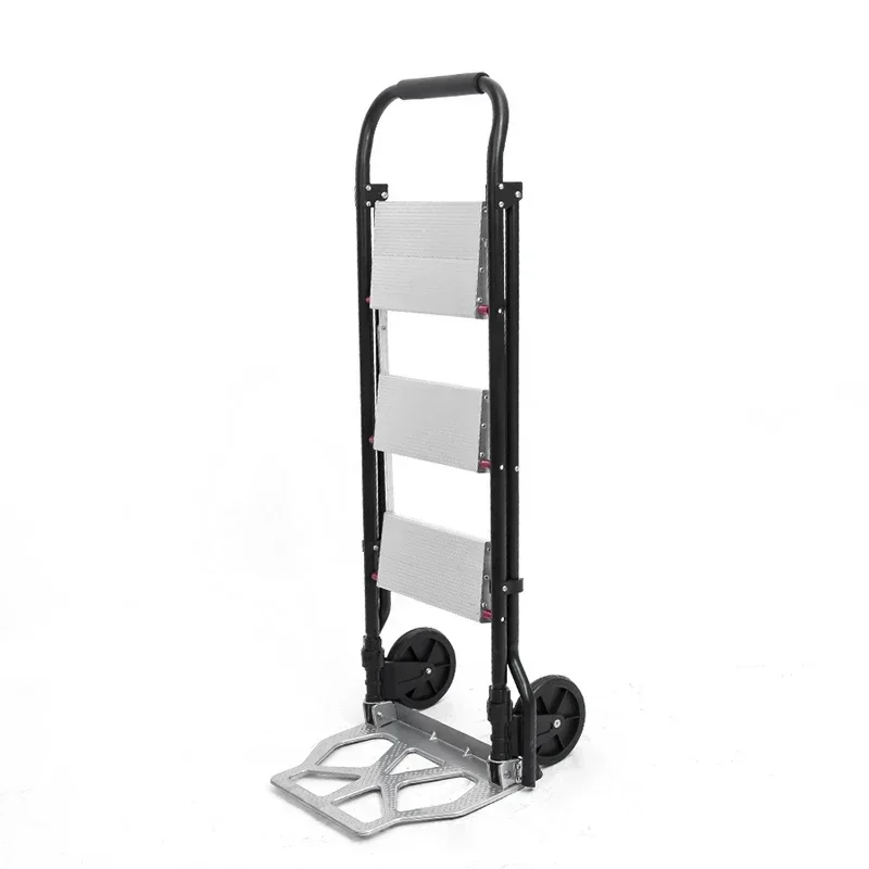Dual use folding truck, household aluminum alloy ladder, sturdy steel support for load
Dual use folding truck, household aluminum alloy ladder, sturdy steel support for load
