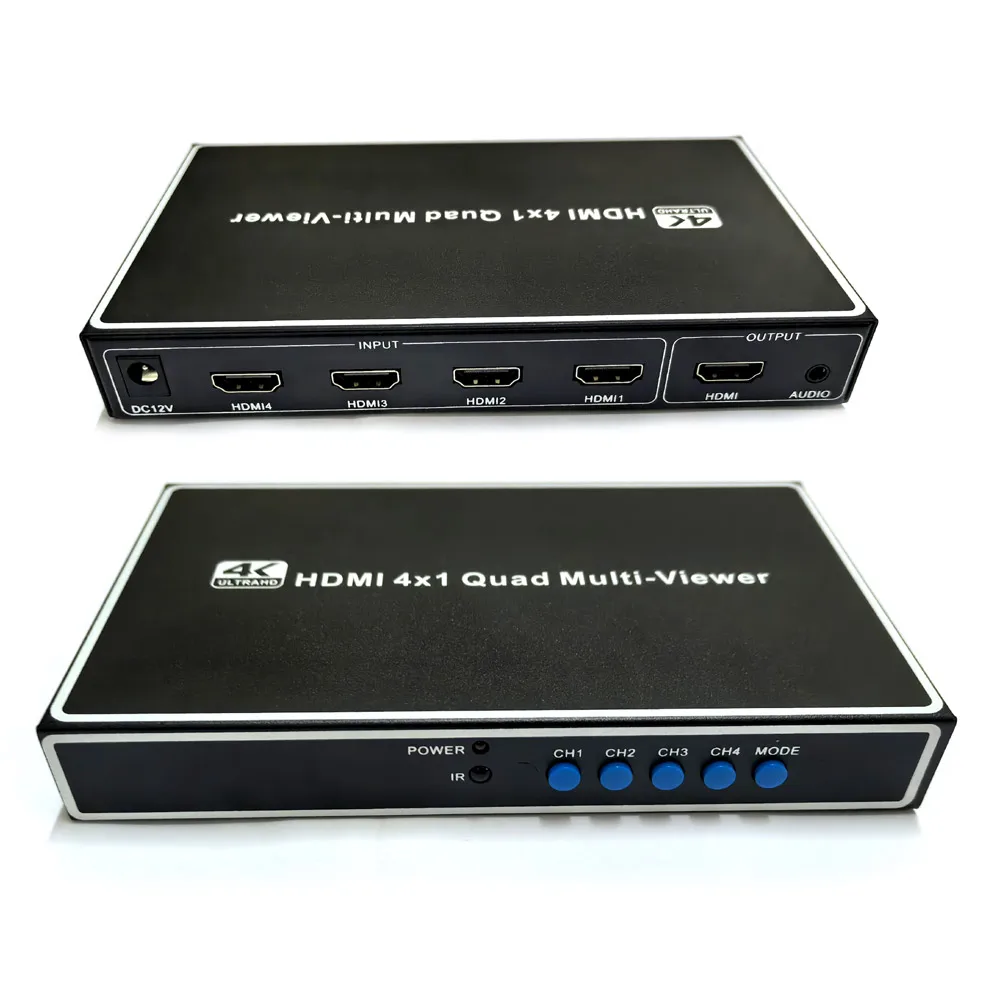 HDMI 4x1 Quad Multi-viewer Video Splitter Switcher Support Seamless Switch HD screen segmentation Divider Video Converter
HDMI 4x1 Quad Multi-viewer Video Splitter Switcher Support Seamless Switch HD screen segmentation Divider Video Converter