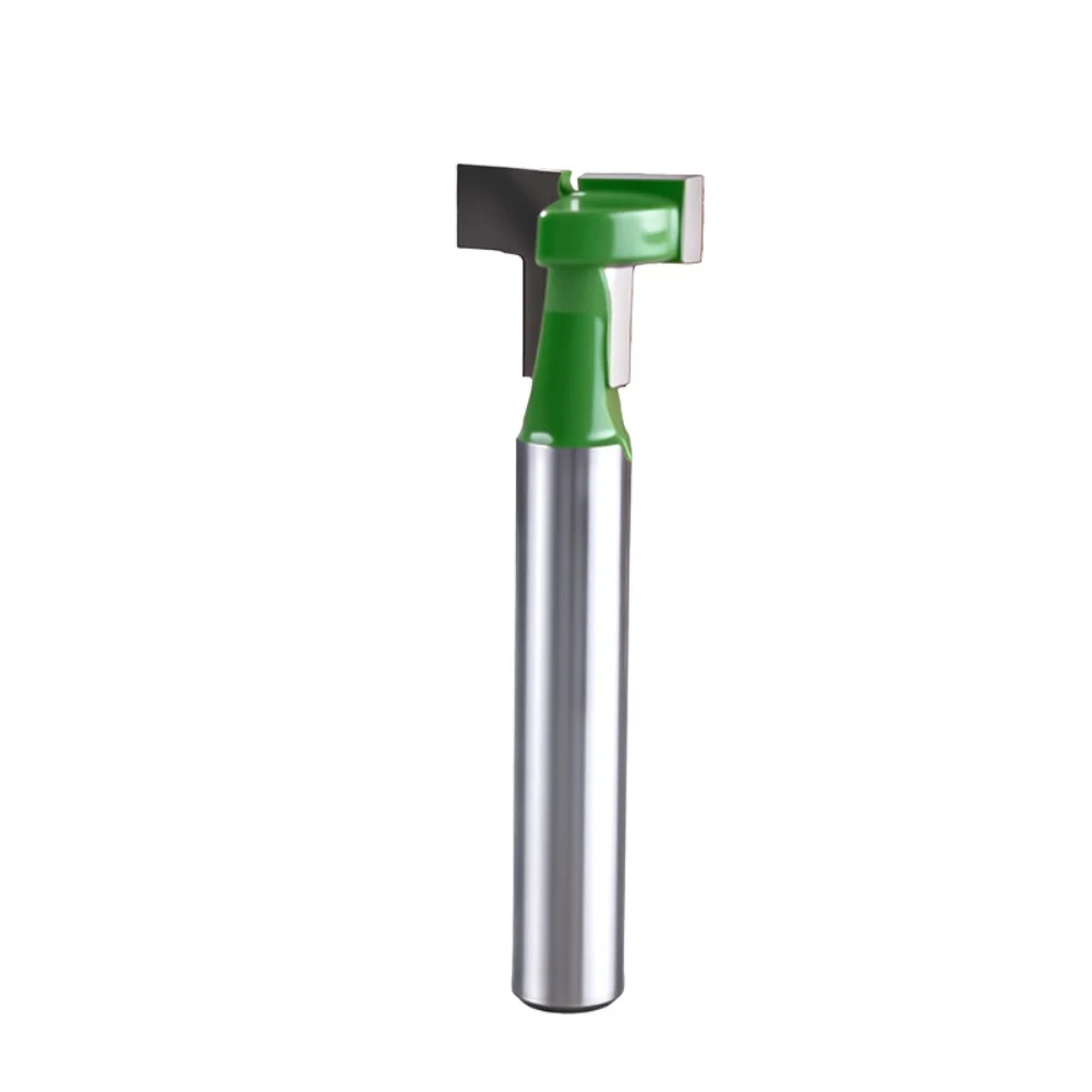 Silver T Slot Router Bit Complete Woodworking Tool Set Woodworking Tool Carbide Cutter Set Heat Resistant Coating
