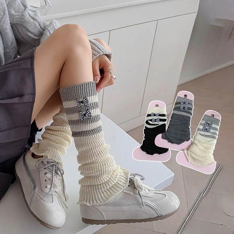 Милые гетры с бантом для детей, вязаные ботинки в стиле Лолиты с манжетами для девочек, модные штабелируемые носки-ботинки, детские аксессуары до колена
Милые гетры с бантом для детей, вязаные ботинки в стиле Лолиты с манжетами для девочек, модные штабелируемые носки-ботинки, детские аксессуары до колена