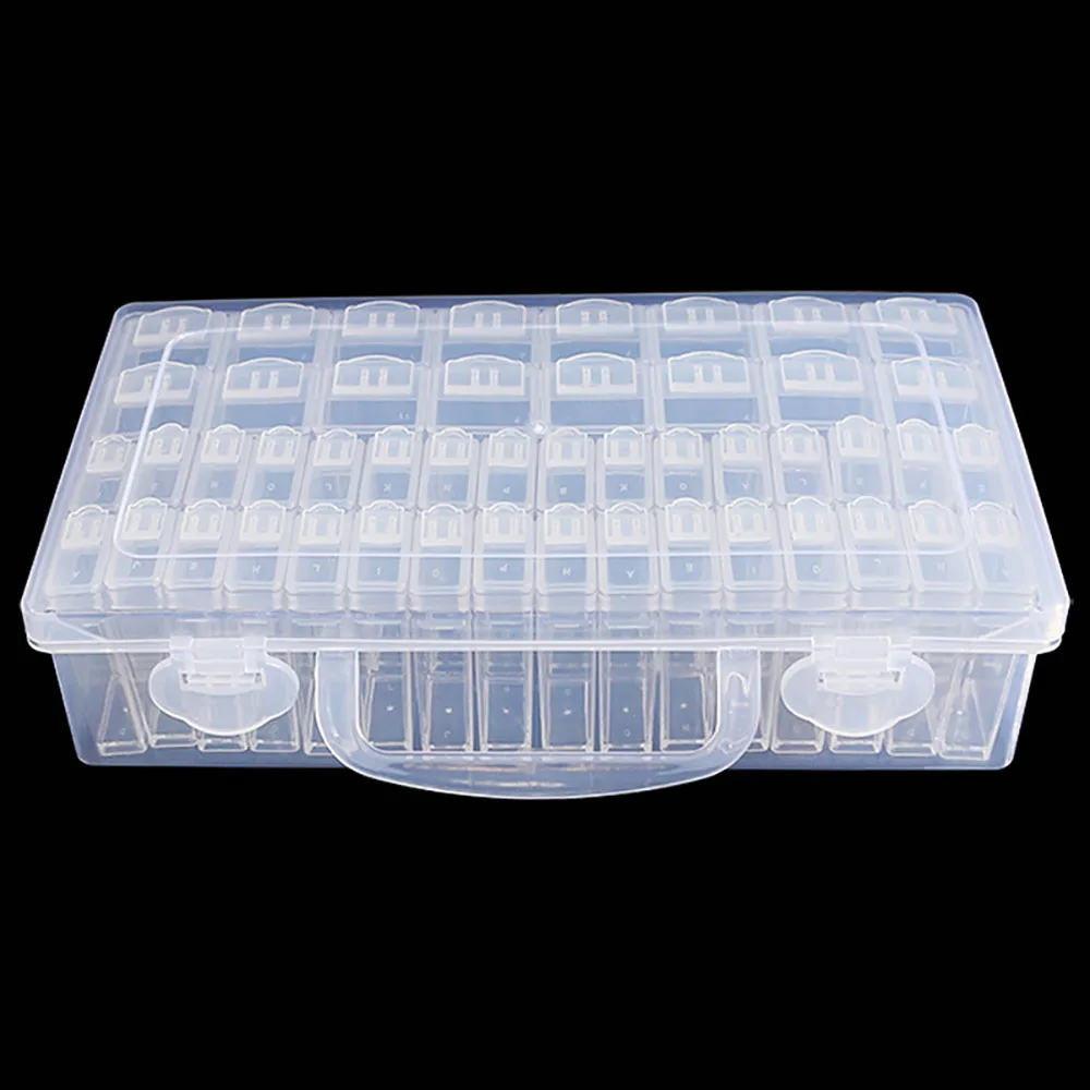 1pc 4/12/14/15/26/30/45/48 Slots Plastic Storage Box, DIY Diamond Painting Beads Charms Jewelry Accessories Organizer Box
1pc 4/12/14/15/26/30/45/48 Slots Plastic Storage Box, DIY Diamond Painting Beads Charms Jewelry Accessories Organizer Box