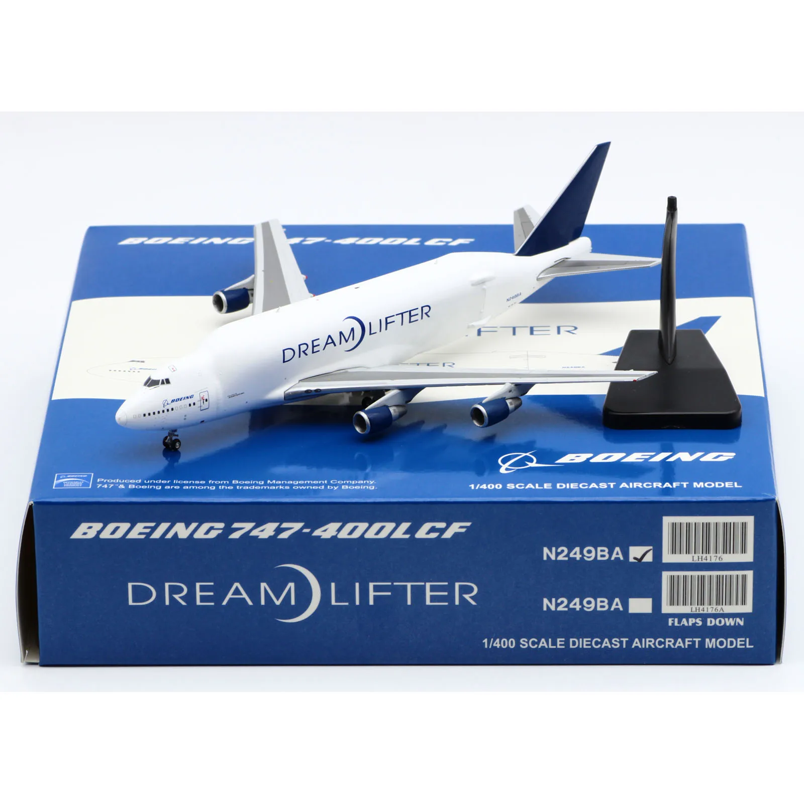 LH4176 Alloy Collectible Plane Gift JC Wings 1:400 Boeing B747-400LCF "Dreamlifter" Diecast Aircraft Jet Model N249BA With Stand
LH4176 Alloy Collectible Plane Gift JC Wings 1:400 Boeing B747-400LCF "Dreamlifter" Diecast Aircraft Jet Model N249BA With Stand