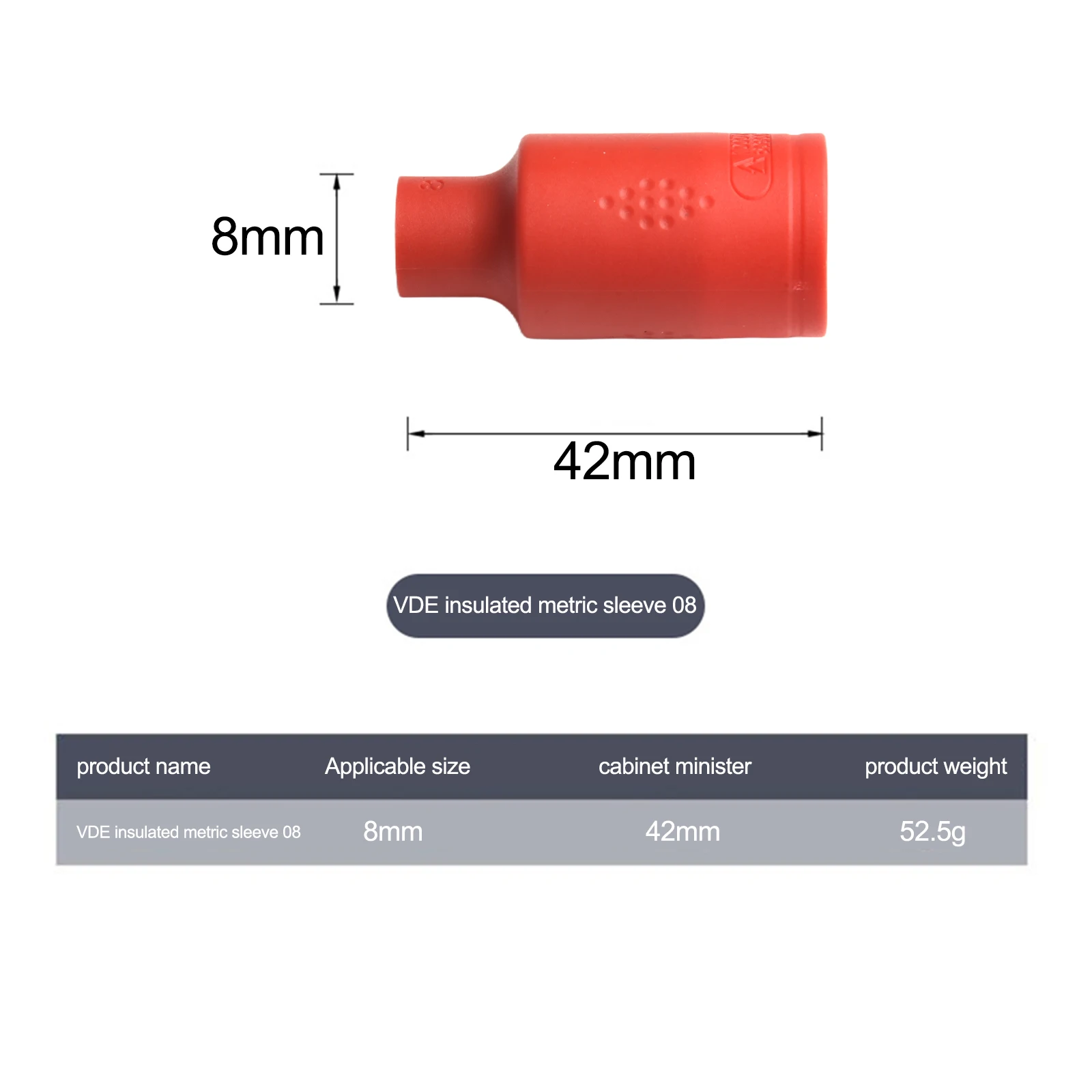Electrical Insulation Insulated Socket Wrench 3/8 Ratchet Wrench High Voltage Insulation Integrated Insulation
Electrical Insulation Insulated Socket Wrench 3/8 Ratchet Wrench High Voltage Insulation Integrated Insulation