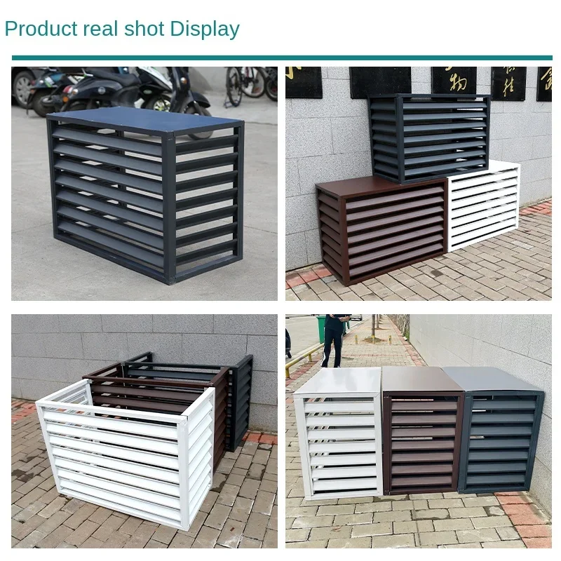Customized aluminum alloy air conditioner outer hood air conditioner outer hood outdoor unit ventilation rainproof louver grille
Customized aluminum alloy air conditioner outer hood air conditioner outer hood outdoor unit ventilation rainproof louver grille