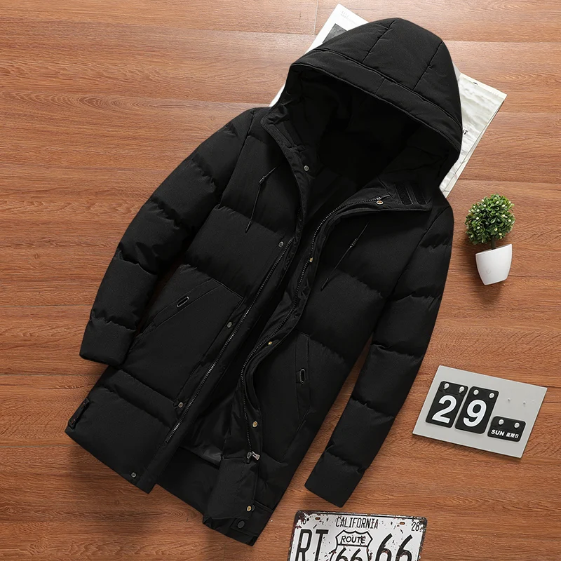 Korean Style Men's Loose Simple Fashion New Winter Jacket Brand Hooded Street Parkas Cold-proof Padded Thickened Warm Coat
Korean Style Men's Loose Simple Fashion New Winter Jacket Brand Hooded Street Parkas Cold-proof Padded Thickened Warm Coat
