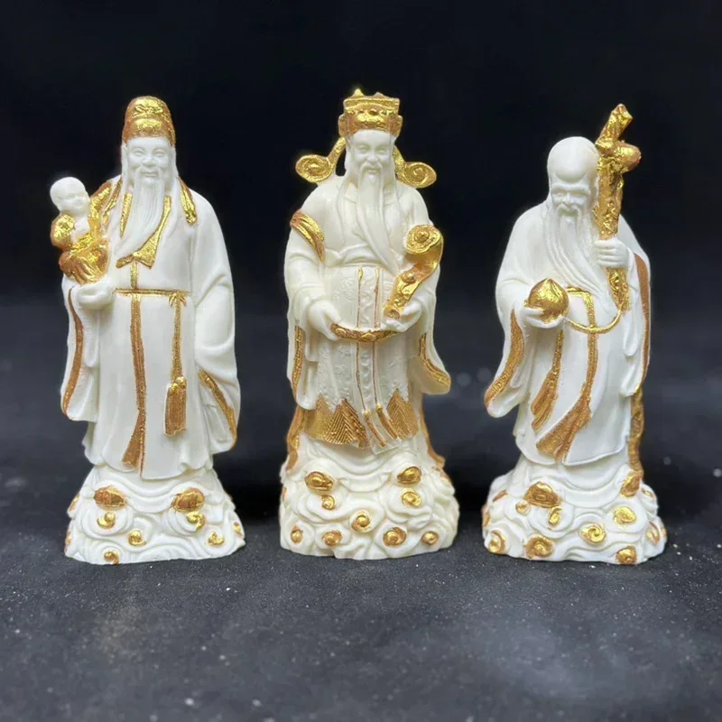 Hand-painted gold Fu Lu Shou Figure Statue Resin Art Sculpture High Quality Home Room Office Decorations Free delivery 3 PCS
Hand-painted gold Fu Lu Shou Figure Statue Resin Art Sculpture High Quality Home Room Office Decorations Free delivery 3 PCS