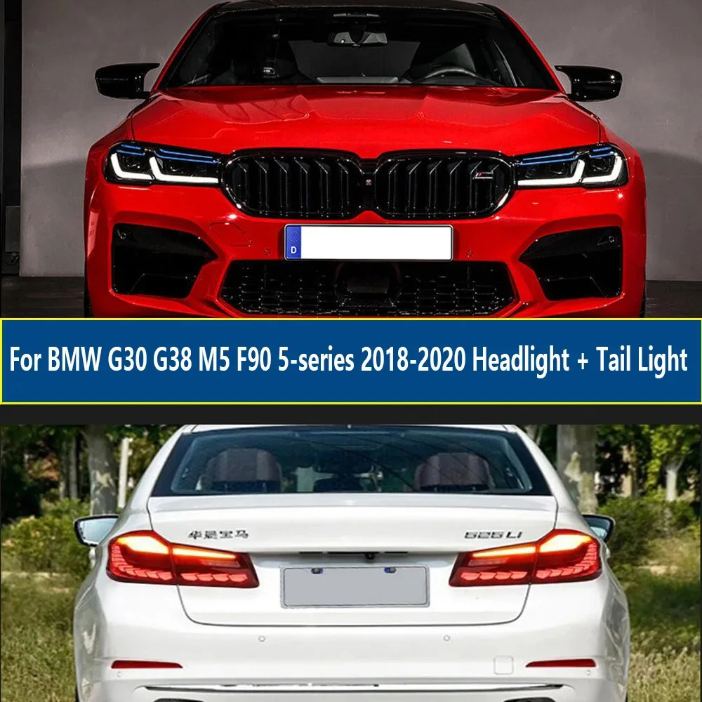 Автомобильные аксессуары для BMW G30 G38 M5 F90 5-series 2017-2020, фара + Задняя фонарь, аналогичная лампа, сигнал DRL, подключи и работай в дневное время
Автомобильные аксессуары для BMW G30 G38 M5 F90 5-series 2017-2020, фара + Задняя фонарь, аналогичная лампа, сигнал DRL, подключи и работай в дневное время