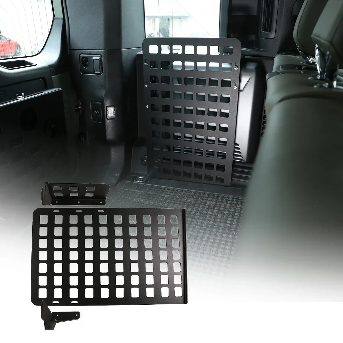 For 2020-2024 Land Rover Defender 110 car interior, trunk hanging plate, aluminum alloy auto parts
For 2020-2024 Land Rover Defender 110 car interior, trunk hanging plate, aluminum alloy auto parts