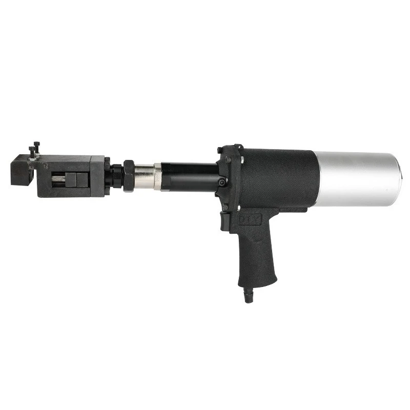 Double cylinder pneumatic hydraulic punching gun, double hole countersunk punching machine, aluminum steel plate punching
Double cylinder pneumatic hydraulic punching gun, double hole countersunk punching machine, aluminum steel plate punching
