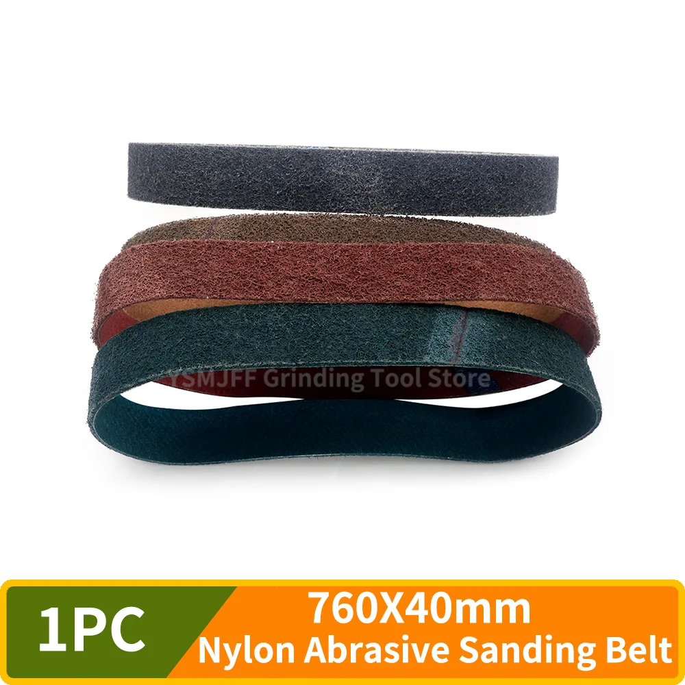 1PC 760*40mm Nylon Abrasive Sanding Belt 150-600 Grit, Non Woven Abrasive Belt for Polishing Metal Striping Deburring
1PC 760*40mm Nylon Abrasive Sanding Belt 150-600 Grit, Non Woven Abrasive Belt for Polishing Metal Striping Deburring