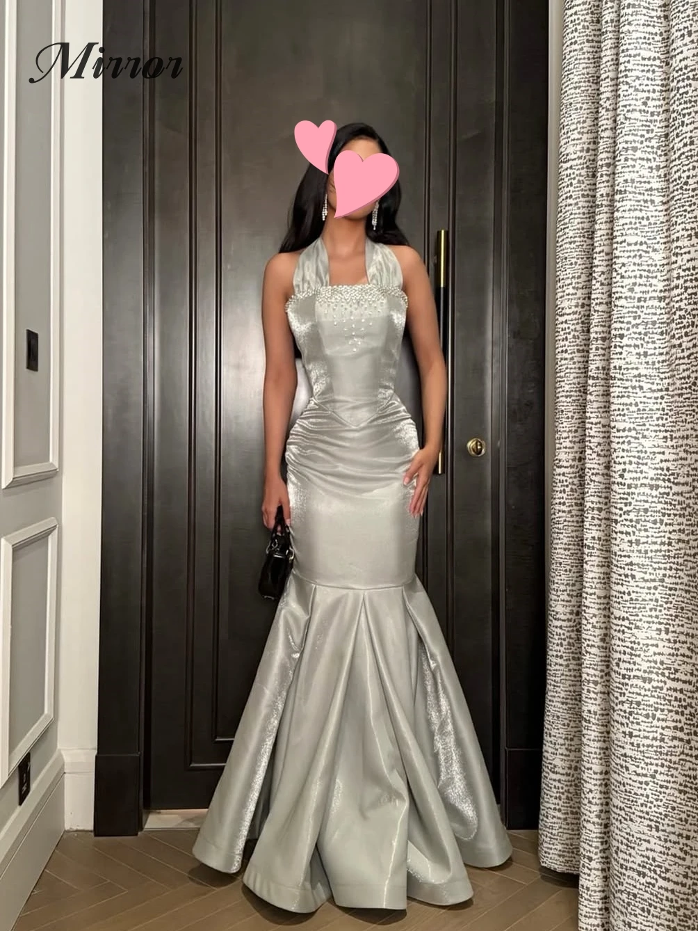Mirror Dress Elegant Vintage Sweet Silver Crystal Mermaid Shiny Satin Customize Formal Occasion Prom Dress Evening Party Gowns
Mirror Dress Elegant Vintage Sweet Silver Crystal Mermaid Shiny Satin Customize Formal Occasion Prom Dress Evening Party Gowns