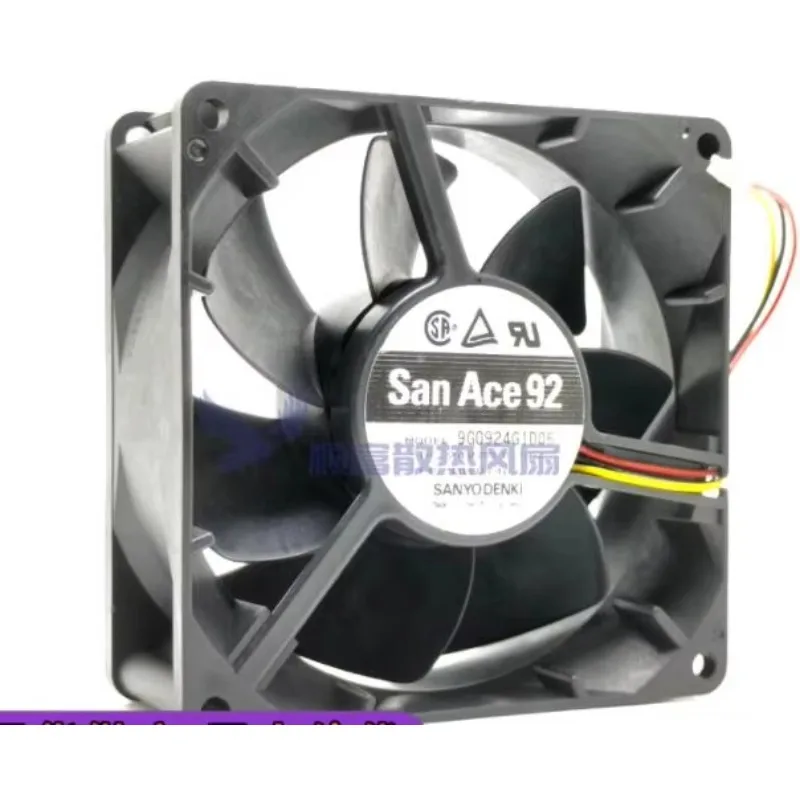 SANYO DENKI 9G0924G1D06 DC 24V 0.55A 90x90x38mm 3-Wire Server Cooling Fan
SANYO DENKI 9G0924G1D06 DC 24V 0.55A 90x90x38mm 3-Wire Server Cooling Fan