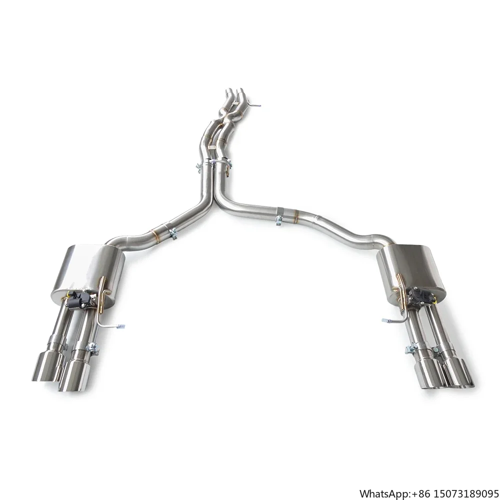 Stainless Steel Equipped with Improved Cat-back Electronic Valve Exhaust System Suitable for A8 A8L D4 3.0T 4.0T 2011-2017
Stainless Steel Equipped with Improved Cat-back Electronic Valve Exhaust System Suitable for A8 A8L D4 3.0T 4.0T 2011-2017