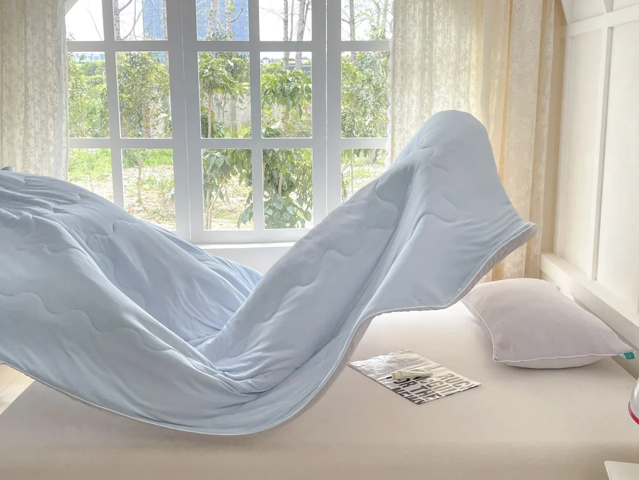 Light Weight Summer Cooling Blanket Waffle Grid Patchwork Quilts Japan&Korean Cold Bedding Throws
Light Weight Summer Cooling Blanket Waffle Grid Patchwork Quilts Japan&Korean Cold Bedding Throws