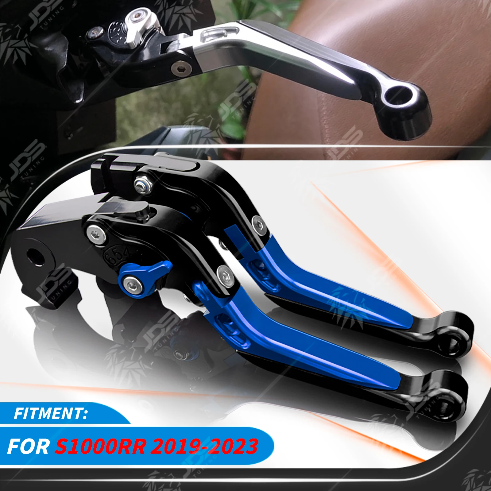 JDSTUNING For BMW S1000RR 2019-2023 Clutch Lever Brake Lever Set Adjustable Folding Handle Levers Motorcycle Accessories Parts
JDSTUNING For BMW S1000RR 2019-2023 Clutch Lever Brake Lever Set Adjustable Folding Handle Levers Motorcycle Accessories Parts