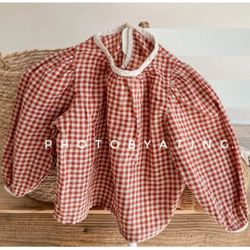 Girls' Autumn Clothing Princess Style and Western Style 2025 New Children's Korean Version Checkered Long Sleeved Baby
Girls' Autumn Clothing Princess Style and Western Style 2025 New Children's Korean Version Checkered Long Sleeved Baby