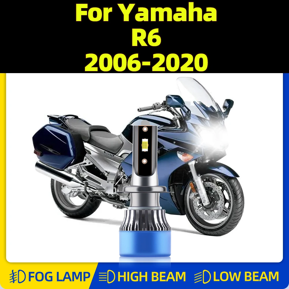 10000LM/Bulb Super Bright Motorcycle LED Headlight 12V 6000K Moto Lamp For Yamaha R6 2006-2014 2015 2016 2017 2018 2019 2020
10000LM/Bulb Super Bright Motorcycle LED Headlight 12V 6000K Moto Lamp For Yamaha R6 2006-2014 2015 2016 2017 2018 2019 2020