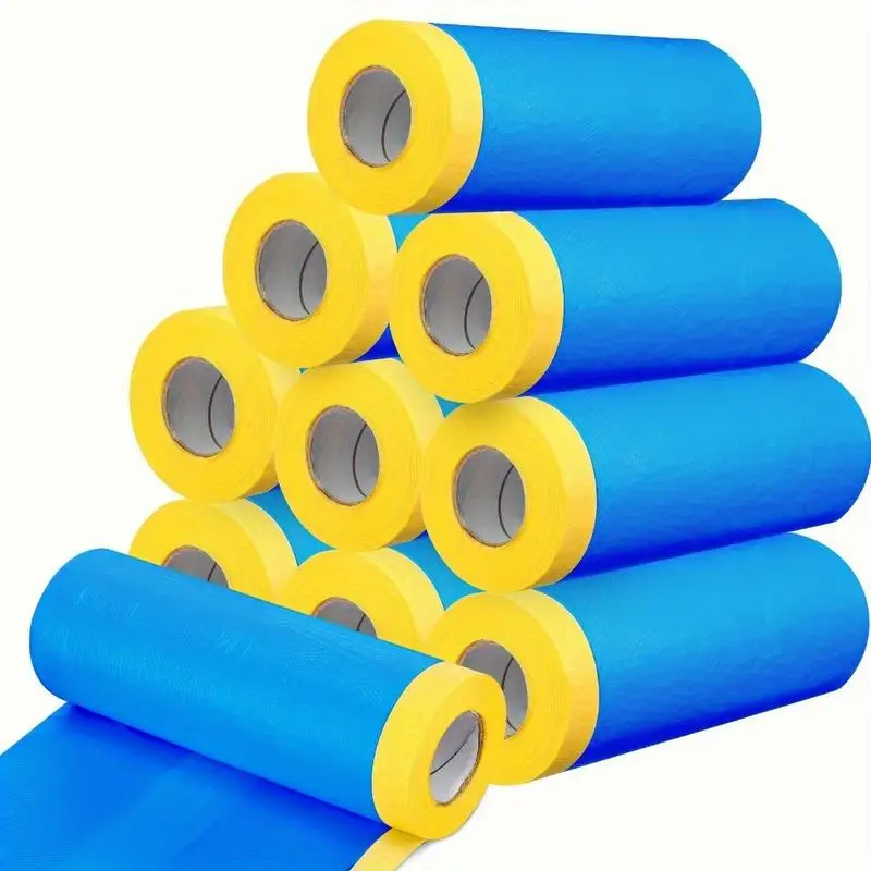 Pre Adhesive Masking Film Painter Plastic Sheeting Automotive Paint Protection Tape Blue 2 Rolls
Pre Adhesive Masking Film Painter Plastic Sheeting Automotive Paint Protection Tape Blue 2 Rolls