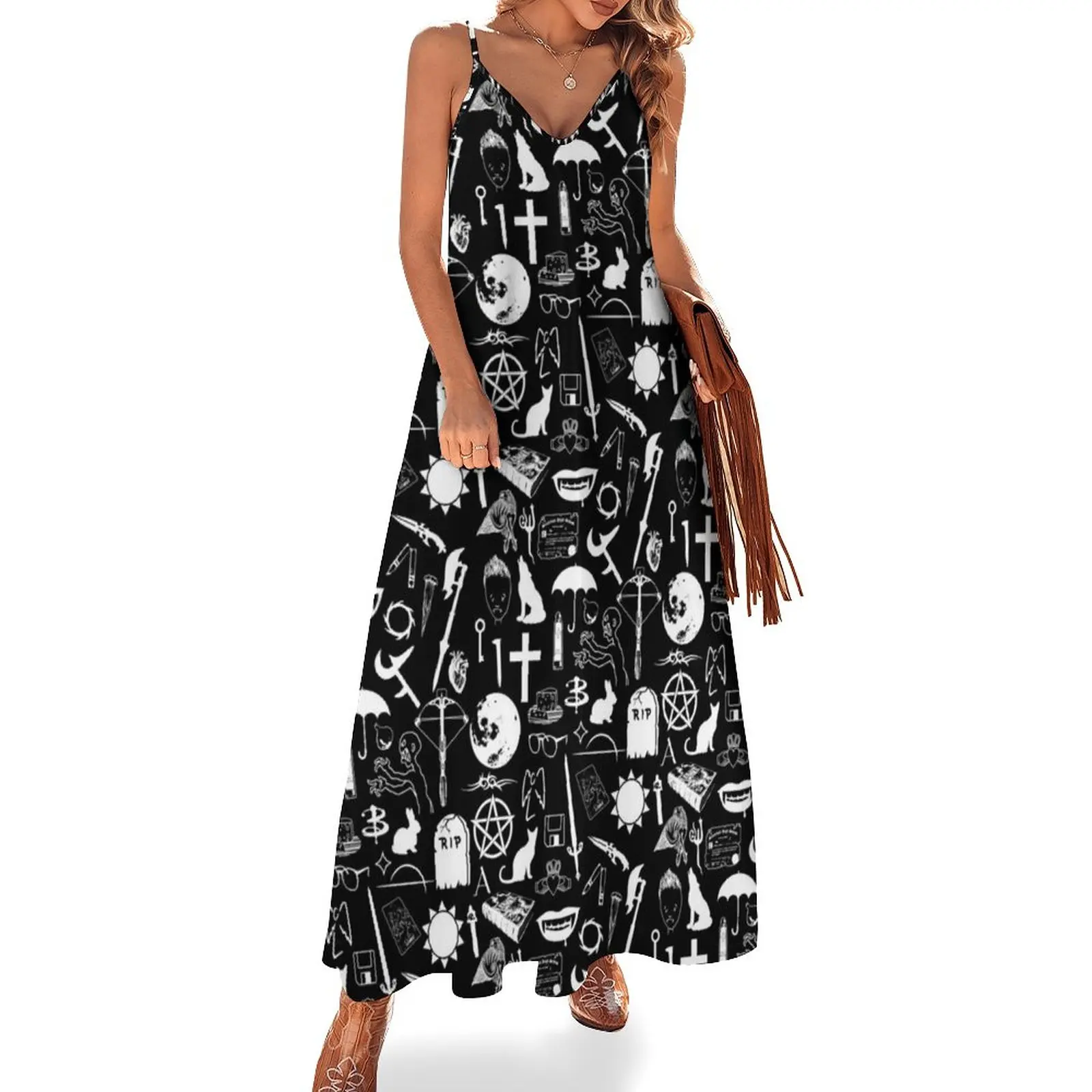 Buffy Symbology, White Sleeveless Dress cocktail dresses elegant dresses for women
Buffy Symbology, White Sleeveless Dress cocktail dresses elegant dresses for women
