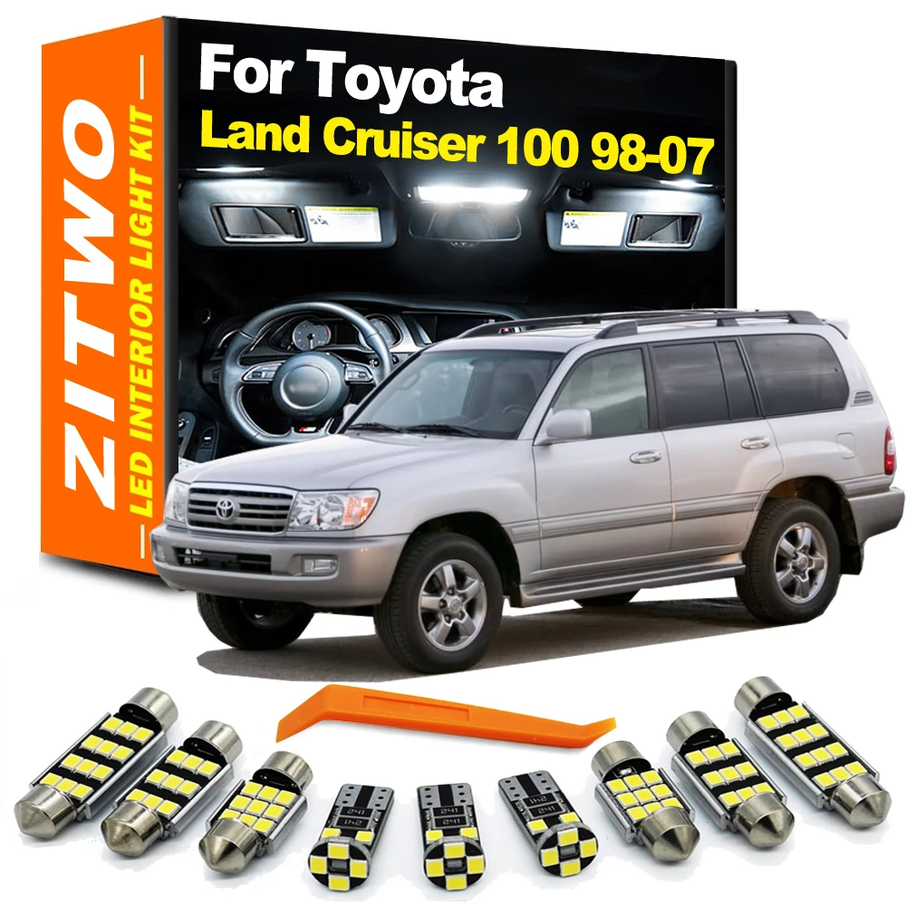 ZITWO 19Pcs LED Interior Dome Map Reading Light Kit For Toyota Land Cruiser 100 LC100 1998- 2001 2002 2003 2004 2005 2006 2007
ZITWO 19Pcs LED Interior Dome Map Reading Light Kit For Toyota Land Cruiser 100 LC100 1998- 2001 2002 2003 2004 2005 2006 2007