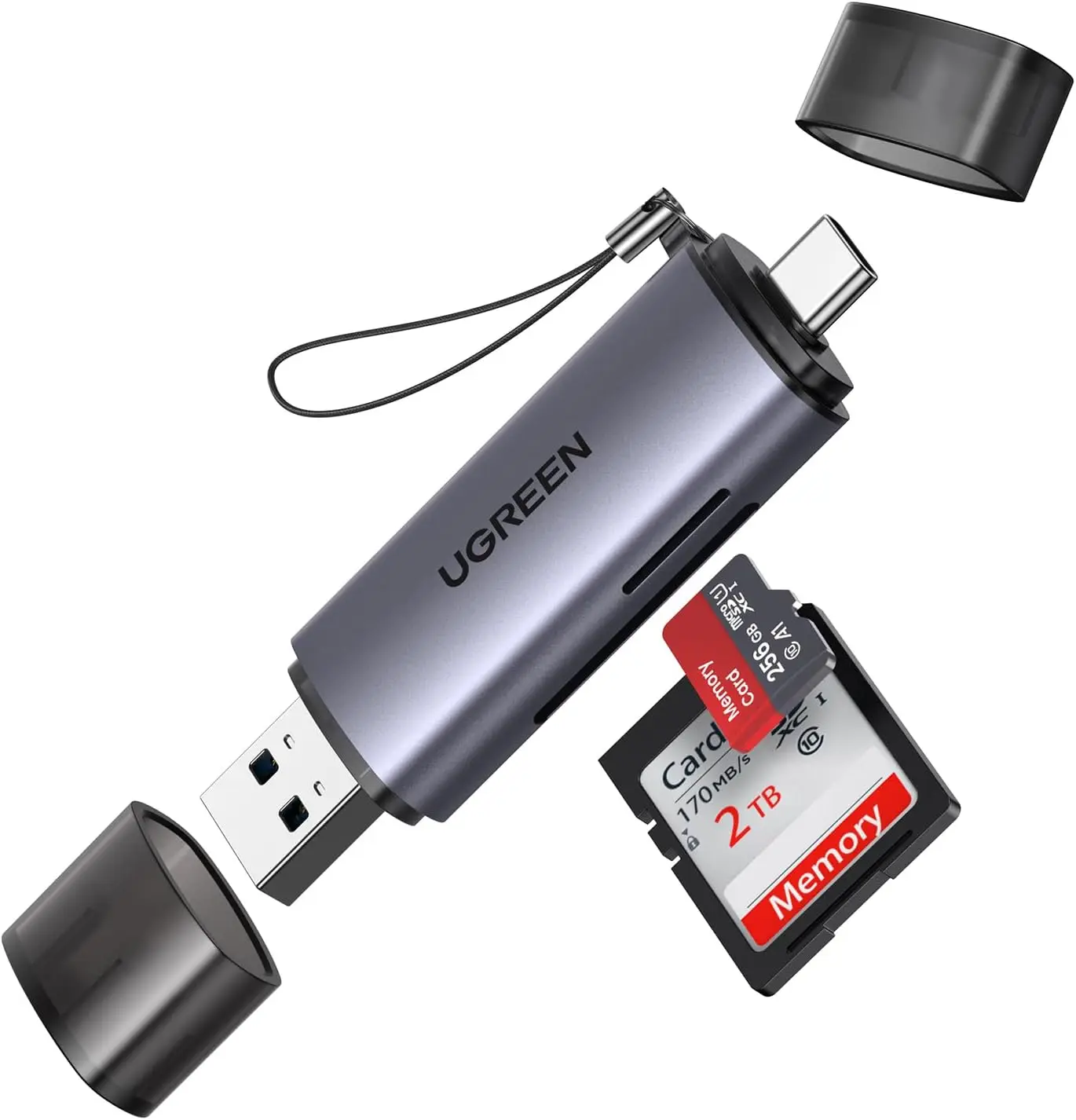 USB C & USB 3.0 SD Card Reader 2 in 1 for MicroSD SDHC SDXC, Fast Transfer, Compatible with PC Mac iPhone 15-17 Pro
USB C & USB 3.0 SD Card Reader 2 in 1 for MicroSD SDHC SDXC, Fast Transfer, Compatible with PC Mac iPhone 15-17 Pro