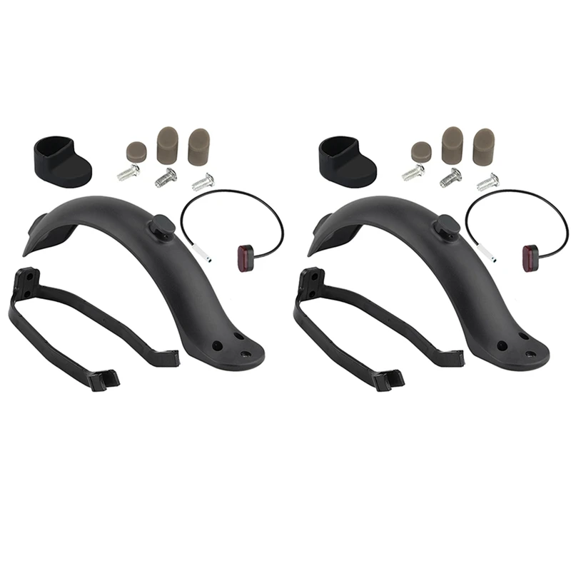2X Rear Mudguard Fender Guard + Bracket + Hook +Taillight For Xiaomi M365 Electric Scooter
2X Rear Mudguard Fender Guard + Bracket + Hook +Taillight For Xiaomi M365 Electric Scooter