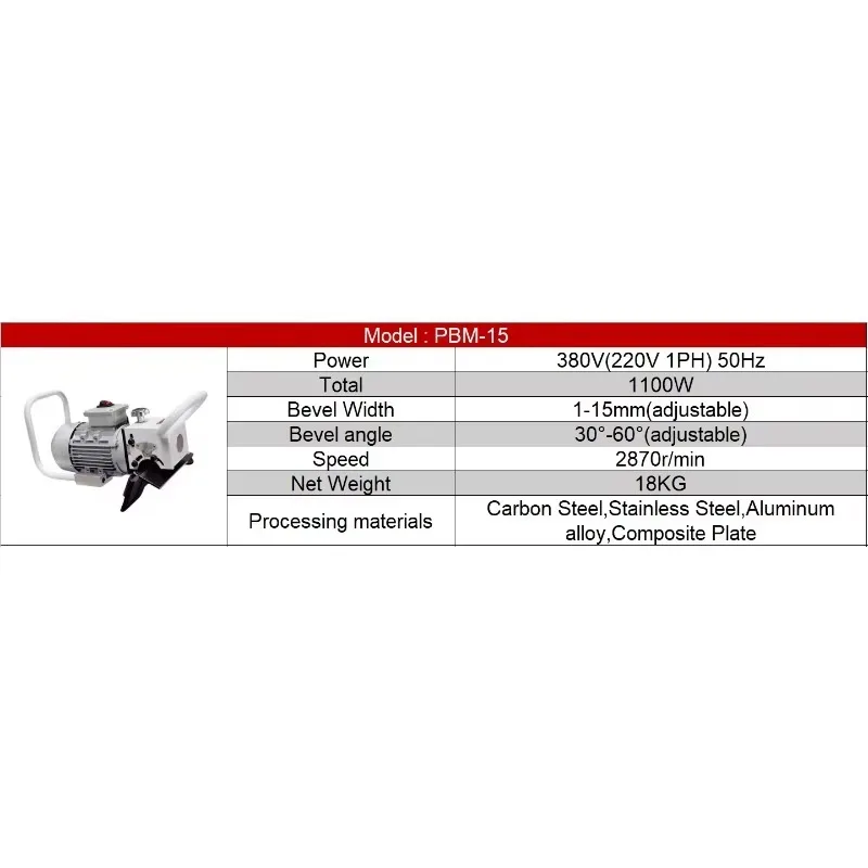 Portable Metal Plate Beveling Machine Automatic Portable Plate Beveling Machine With PLC Core 1.1kW Power For Construction Use
Portable Metal Plate Beveling Machine Automatic Portable Plate Beveling Machine With PLC Core 1.1kW Power For Construction Use