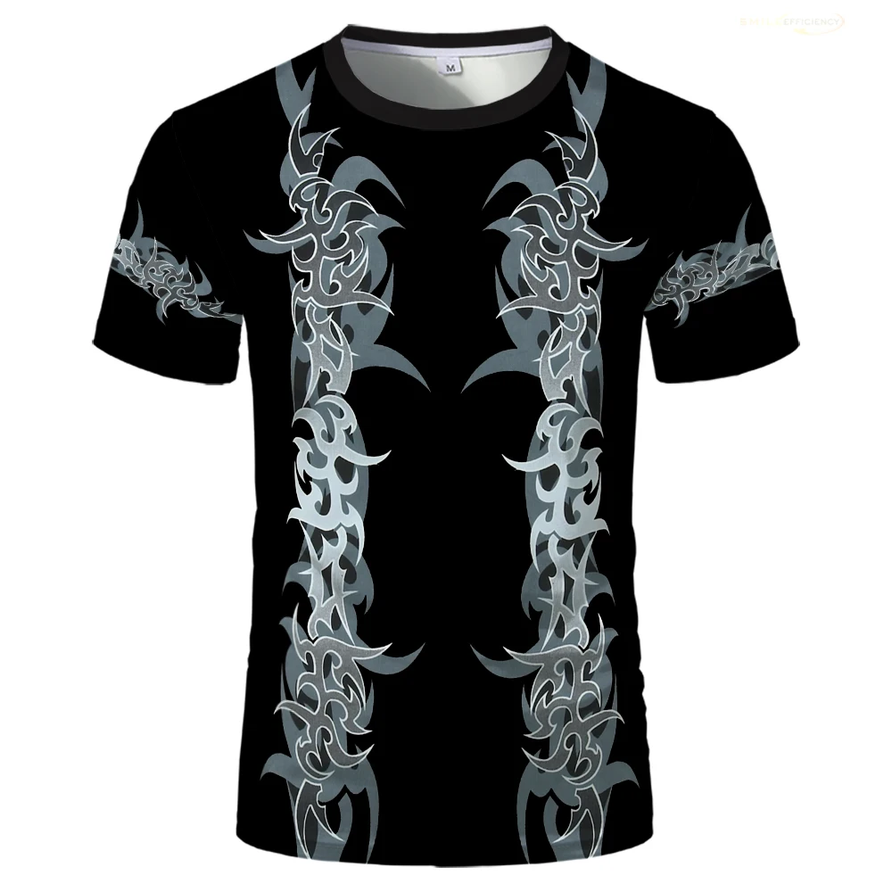 Retro Tribal Tattoo Graphic T-shirt Fashion Trend 3D Printed Round Neck Streetwear Unisex Harajuku Oversized Short Sleeve Tops
Retro Tribal Tattoo Graphic T-shirt Fashion Trend 3D Printed Round Neck Streetwear Unisex Harajuku Oversized Short Sleeve Tops