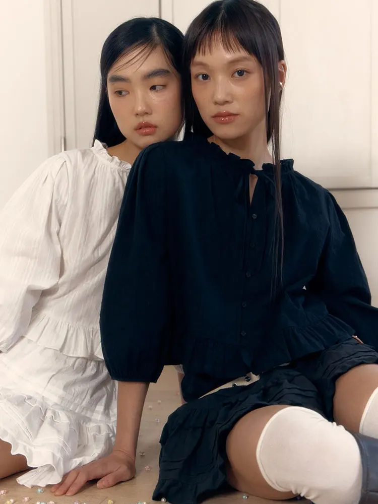 Authentic Noxiao La Brand Celi Spring 2025 Bubble Sve irt Pure Cotton French Sle Straight Cut ort irt
Authentic Noxiao La Brand Celi Spring 2025 Bubble Sve irt Pure Cotton French Sle Straight Cut ort irt