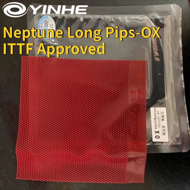 YINHE Neptune Long Pips OX Table Tennis Rubber Small Particle Offensive Ping Pong Rubber without Sponge with ITTF Approved
YINHE Neptune Long Pips OX Table Tennis Rubber Small Particle Offensive Ping Pong Rubber without Sponge with ITTF Approved