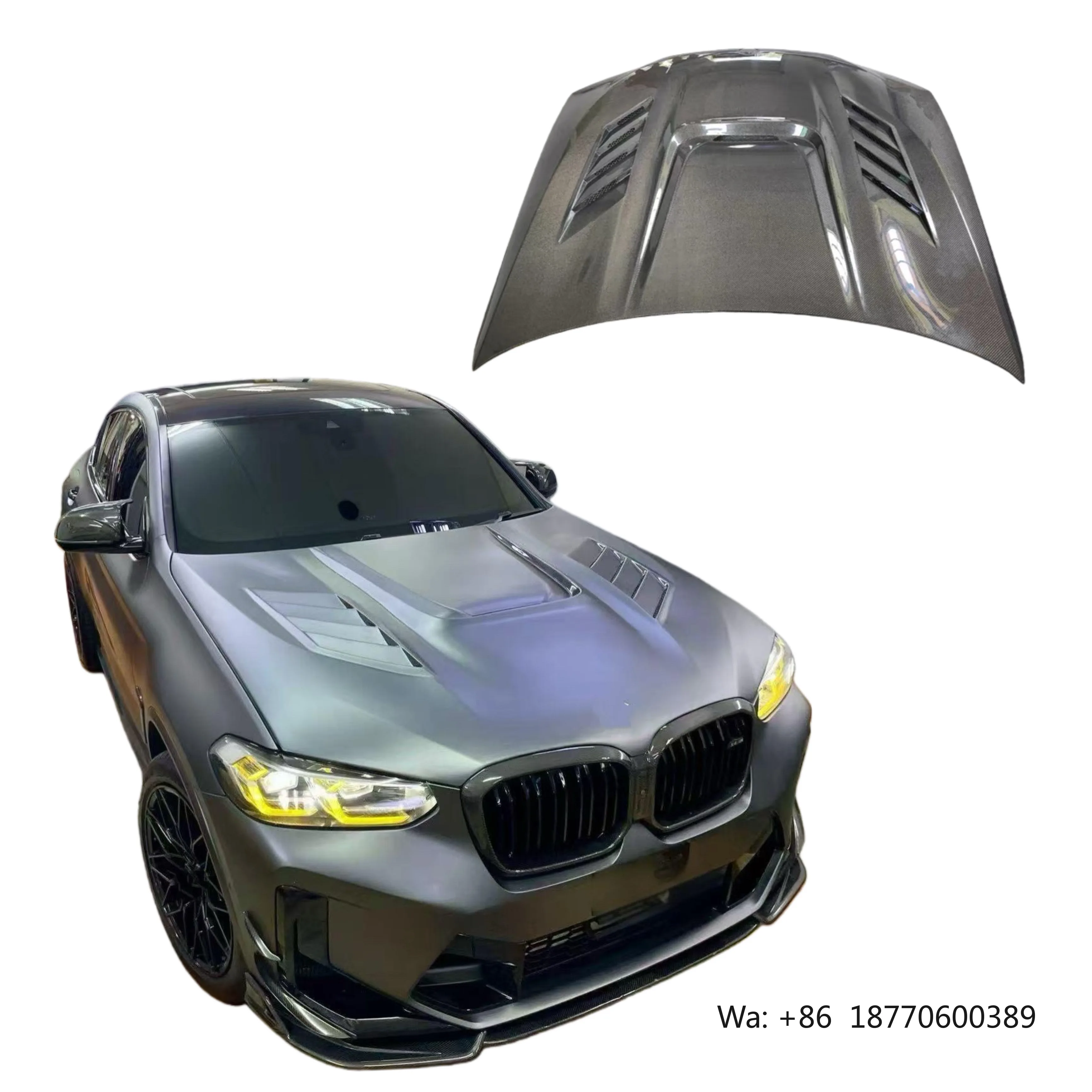 Карбоновый капот для BMW X3 M X4M
Карбоновый капот для BMW X3 M X4M