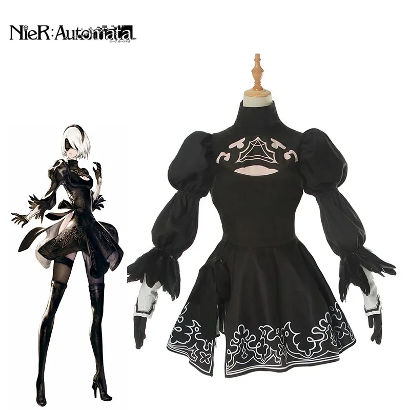 Nier Automata Yorha 2b Cosplay Costume Full Set Black Dress for Women Halloween Party Fancy Dress Anime Cosplay Outfit
Nier Automata Yorha 2b Cosplay Costume Full Set Black Dress for Women Halloween Party Fancy Dress Anime Cosplay Outfit