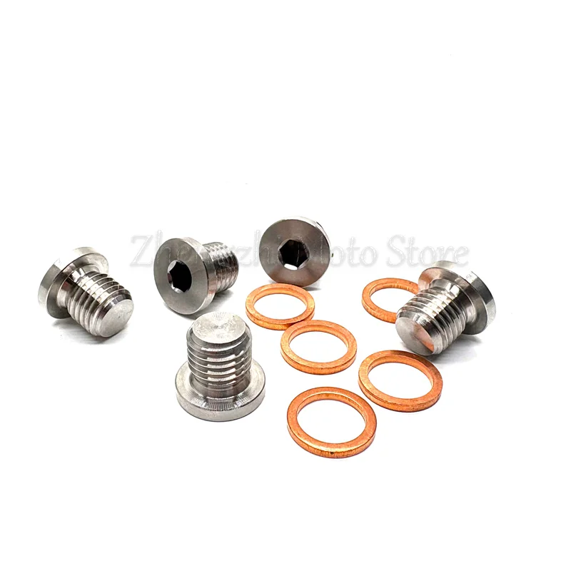 5X For BMWOEM 07 11 9 904 550 Oil drain bolt with washer, new
5X For BMWOEM 07 11 9 904 550 Oil drain bolt with washer, new