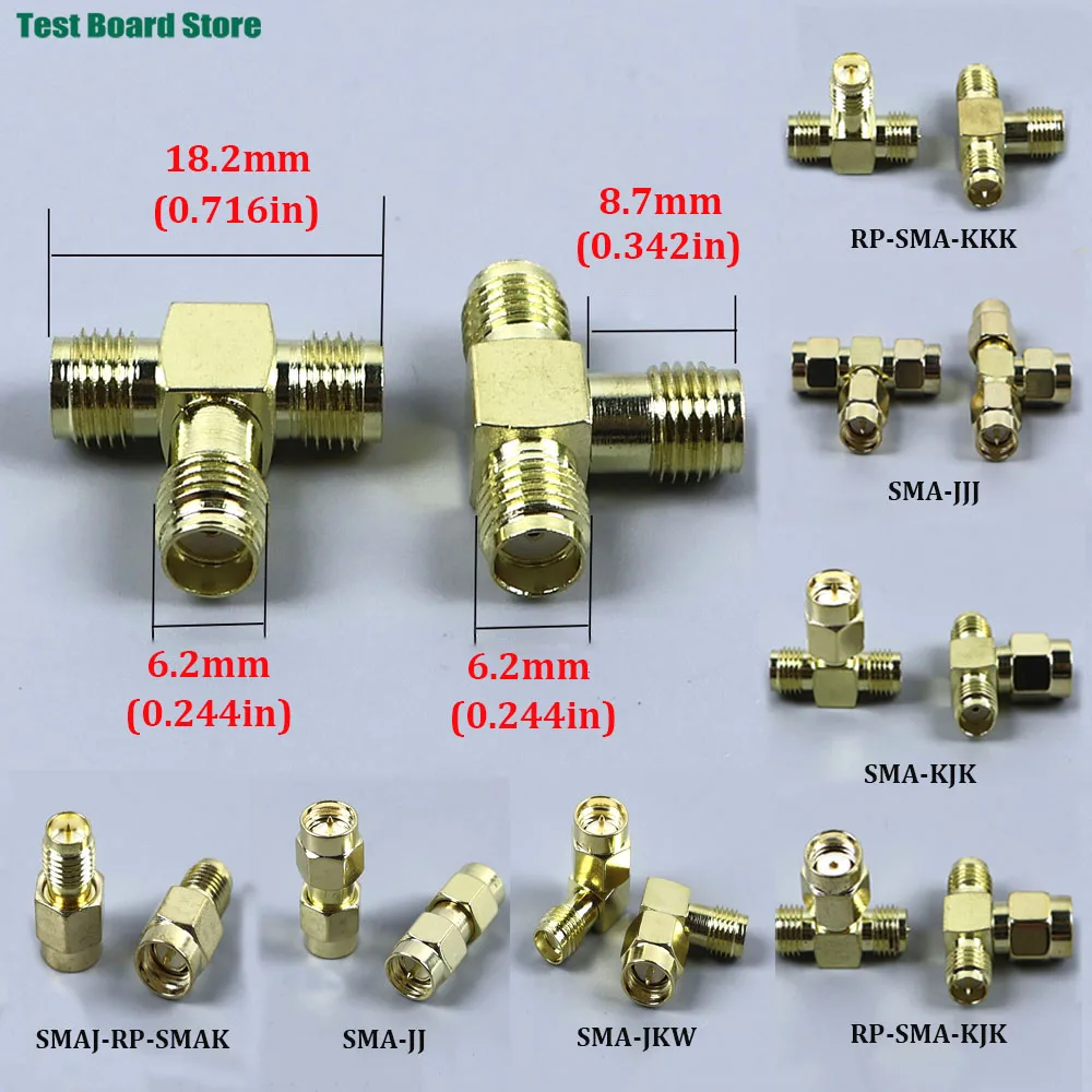 1/2/5Pcs SMA to SMA Adapter SMA Male Female to Male Female RP SMA Straight 3 Way Right Angle 90 Degree RF Connector for Antenna
1/2/5Pcs SMA to SMA Adapter SMA Male Female to Male Female RP SMA Straight 3 Way Right Angle 90 Degree RF Connector for Antenna