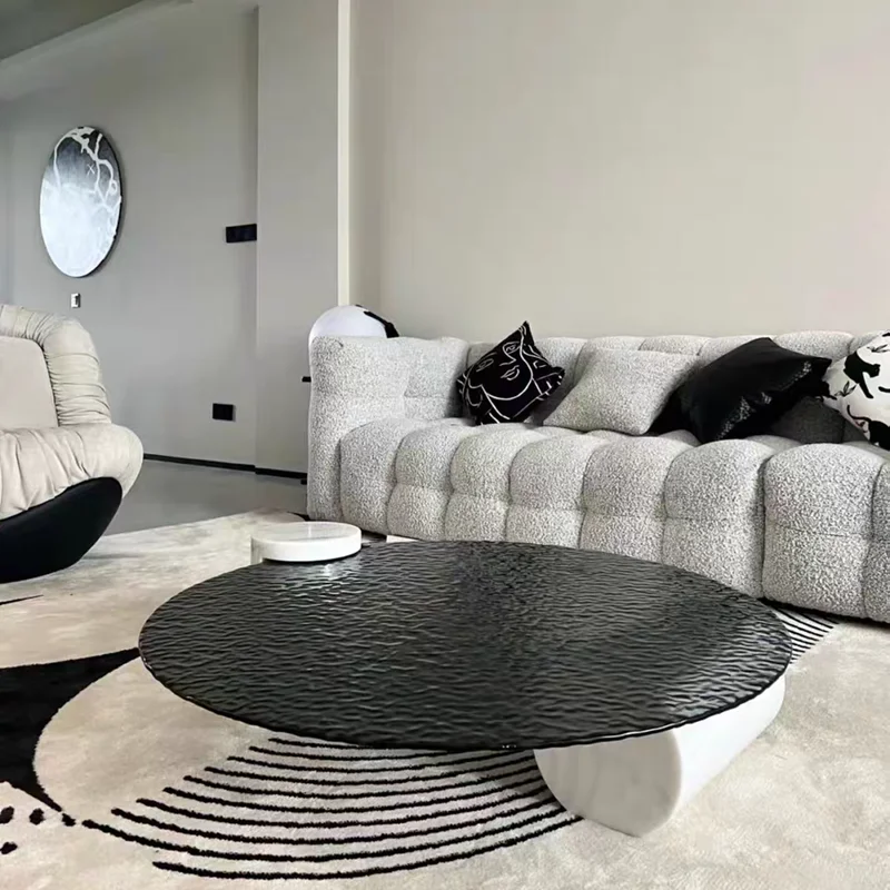 Nordic Luxury Coffee Tables Modern Living Room Home Side Coffee Tables Round Glass Design Tavolino Da Salotto Furnitures
Nordic Luxury Coffee Tables Modern Living Room Home Side Coffee Tables Round Glass Design Tavolino Da Salotto Furnitures