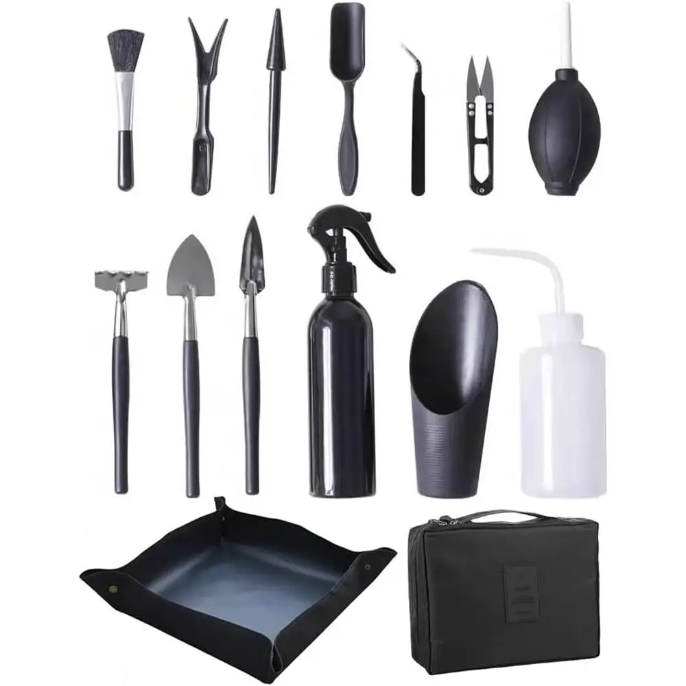 15-Piece Succulent Plant Care Kit: Repotting Mat & Storage Bag, Compact Transplanting Tools for Indoor & Outdoor Gardening
15-Piece Succulent Plant Care Kit: Repotting Mat & Storage Bag, Compact Transplanting Tools for Indoor & Outdoor Gardening