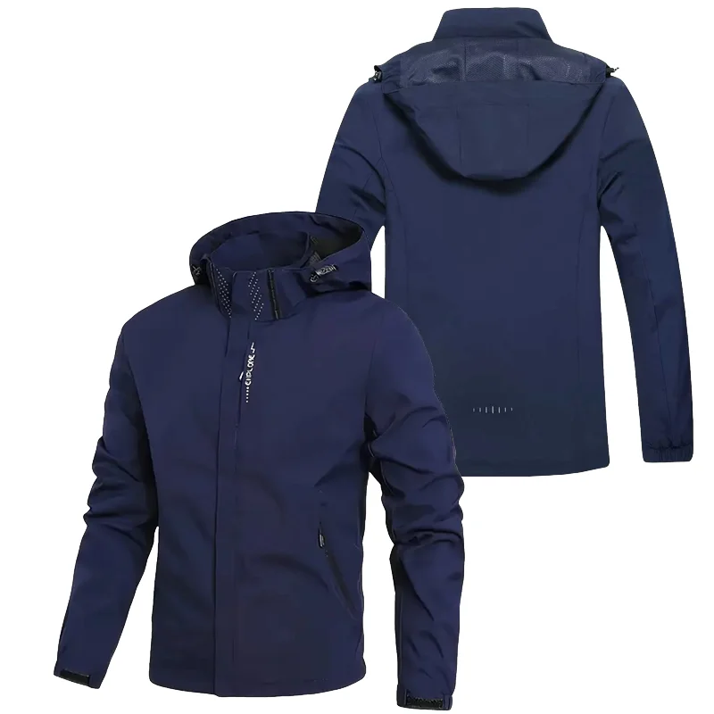 Men's Waterproof Hooded Jacket,Waterproof Windbreaker with Removable Hood,Casual Sports Coat for Trekking
Men's Waterproof Hooded Jacket,Waterproof Windbreaker with Removable Hood,Casual Sports Coat for Trekking