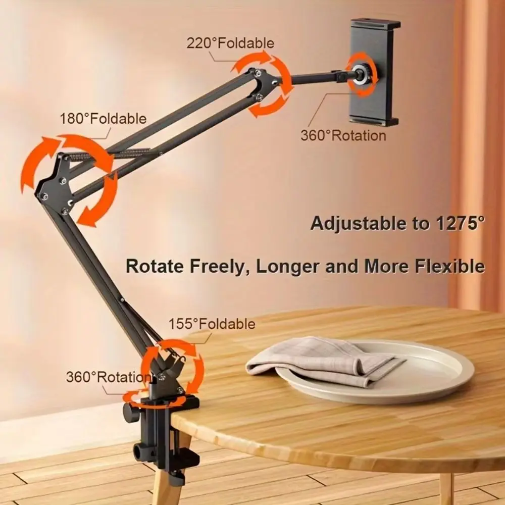 Adjustable Bed Tablet Holder Long Arm Metal Desktop Tablet Stand Rotatable Clamp Lazy Bracket for 4.7-13" for iPad Mini Air Pro
Adjustable Bed Tablet Holder Long Arm Metal Desktop Tablet Stand Rotatable Clamp Lazy Bracket for 4.7-13" for iPad Mini Air Pro