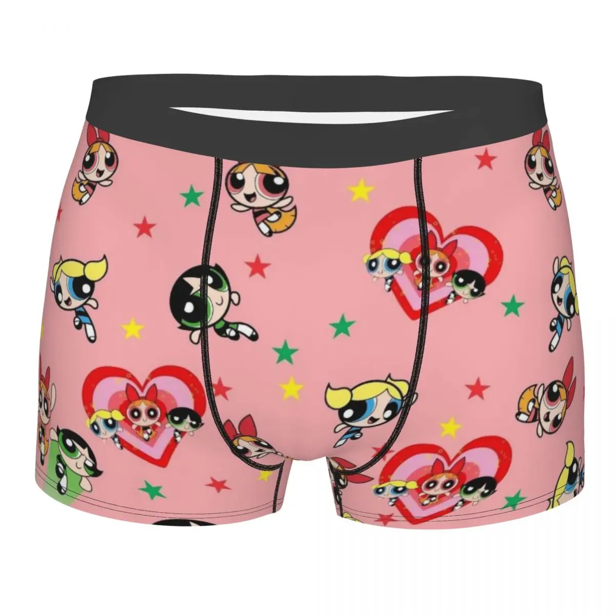 Мужское сексуальное нижнее белье Powerpuff для девочек с героями мультфильмов, трусы-боксеры, мужские дышащие шорты, трусы
Мужское сексуальное нижнее белье Powerpuff для девочек с героями мультфильмов, трусы-боксеры, мужские дышащие шорты, трусы
