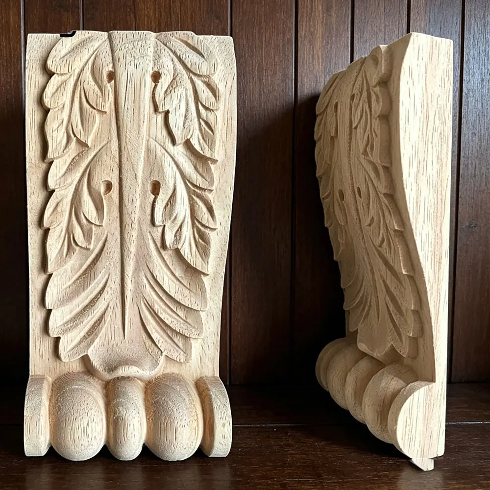 17cm Natural Oak Wood Carved Applique Modern Feng Shui Furniture Vintage Home Decor Decoration Maison Accessories Wood Veneer
17cm Natural Oak Wood Carved Applique Modern Feng Shui Furniture Vintage Home Decor Decoration Maison Accessories Wood Veneer