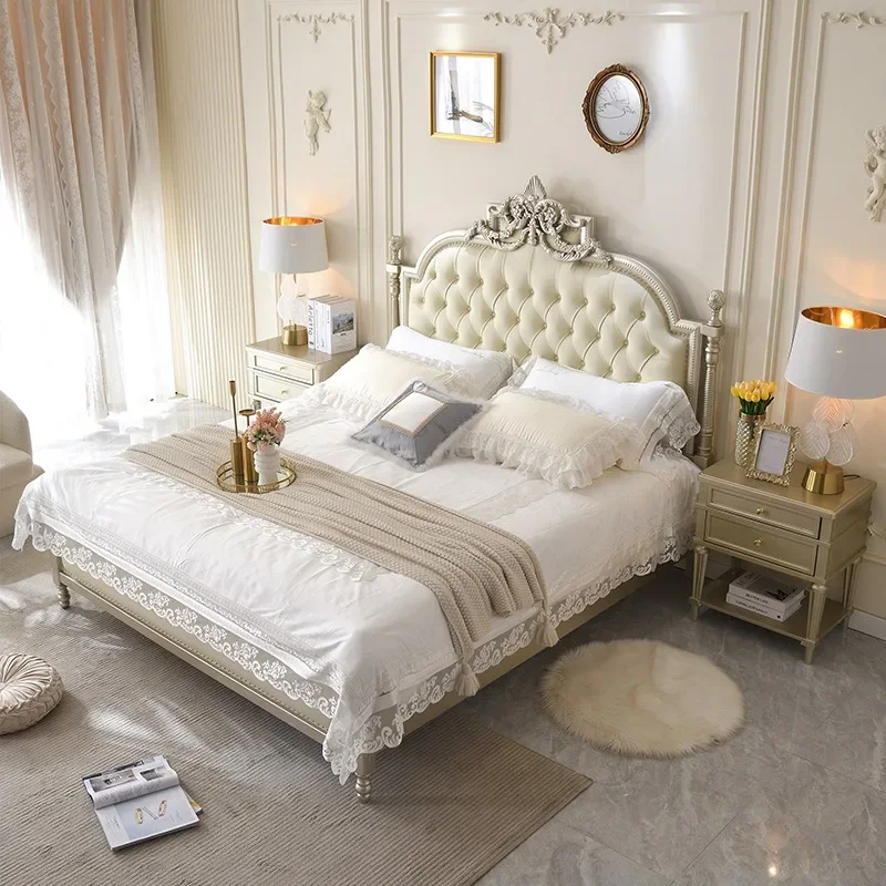 Headboard Luxury Full Size Bedroom Beds Aesthetic Double 180x200cm Minimalist Bed Frames Lounge Family Floor Bedroom Furniture
Headboard Luxury Full Size Bedroom Beds Aesthetic Double 180x200cm Minimalist Bed Frames Lounge Family Floor Bedroom Furniture
