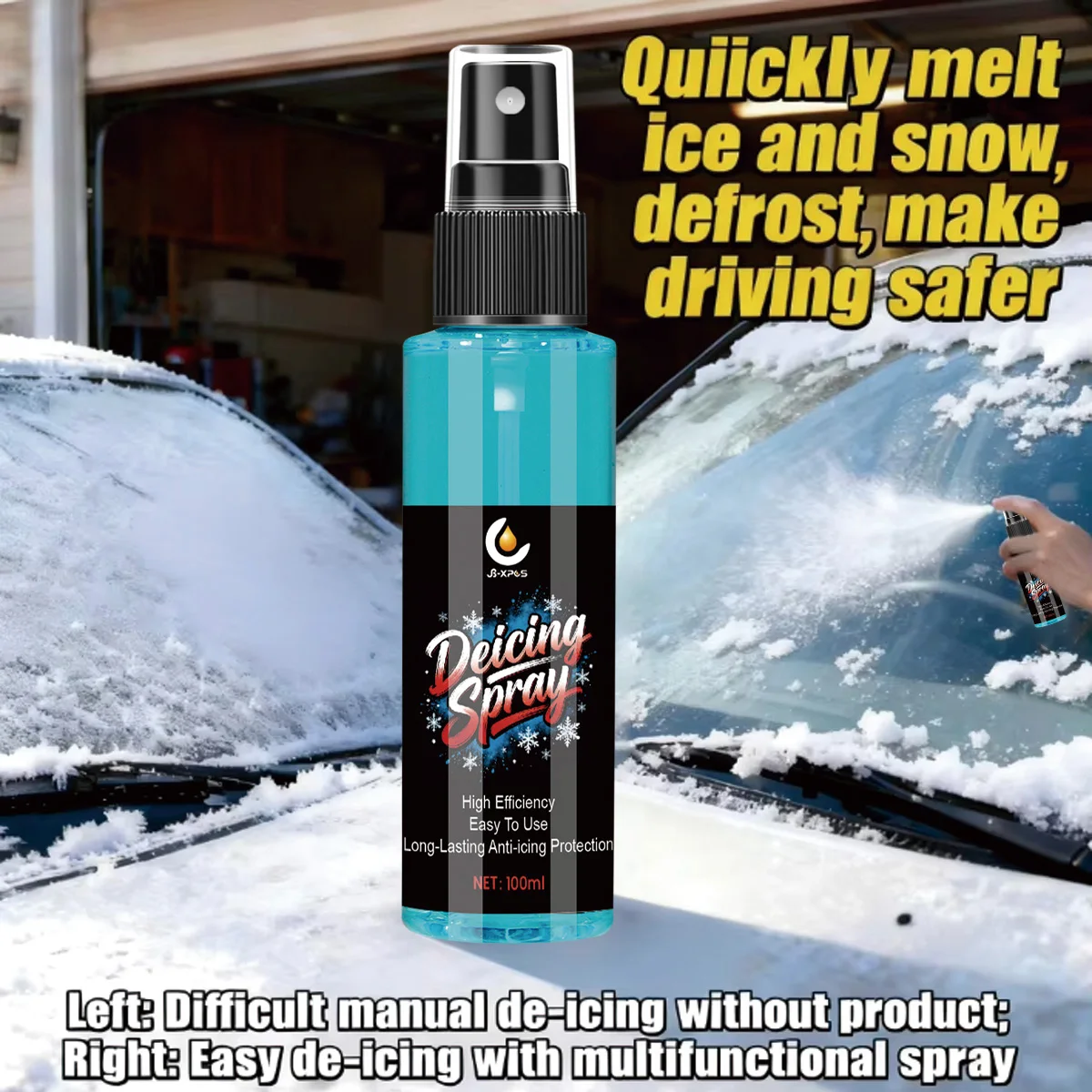 Размораживание автомобиля, зимний автомобильный антифриз, зимний спрей для плавления снега, инструмент для размораживания автомобиля, удаление снега, плавящийся мороз, антифриз YT108
Размораживание автомобиля, зимний автомобильный антифриз, зимний спрей для плавления снега, инструмент для размораживания автомобиля, удаление снега, плавящийся мороз, антифриз YT108