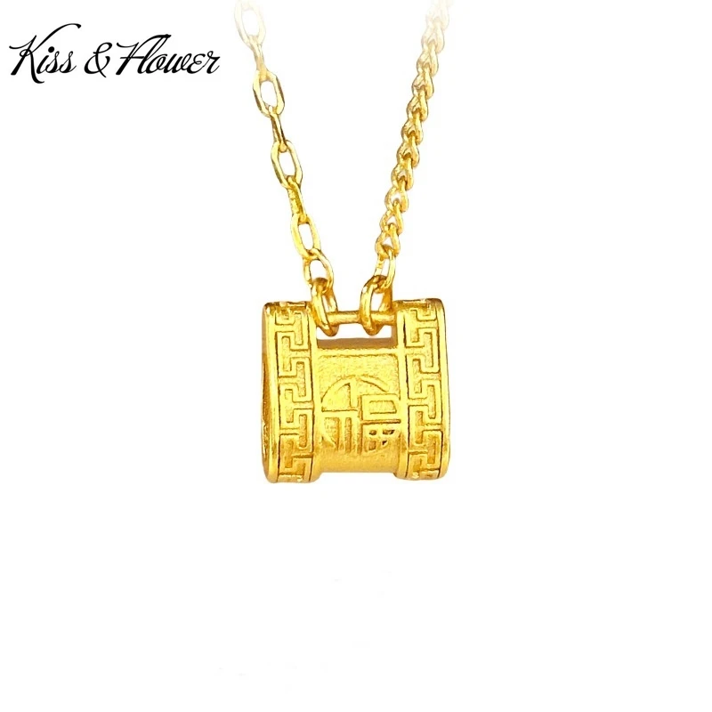 KISS&FLOWER Gold Vintage FU Lock Necklace Pendants For Women Wedding Party Birthday Christmas Bride Mother Girl Lady Gifts PD208
KISS&FLOWER Gold Vintage FU Lock Necklace Pendants For Women Wedding Party Birthday Christmas Bride Mother Girl Lady Gifts PD208