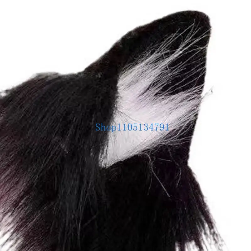 98km Black Cats Ear Headwear Cosplay Photoshoots Hairband Plush Comfortable Wear For Lovely Fashion Role Play
98km Black Cats Ear Headwear Cosplay Photoshoots Hairband Plush Comfortable Wear For Lovely Fashion Role Play